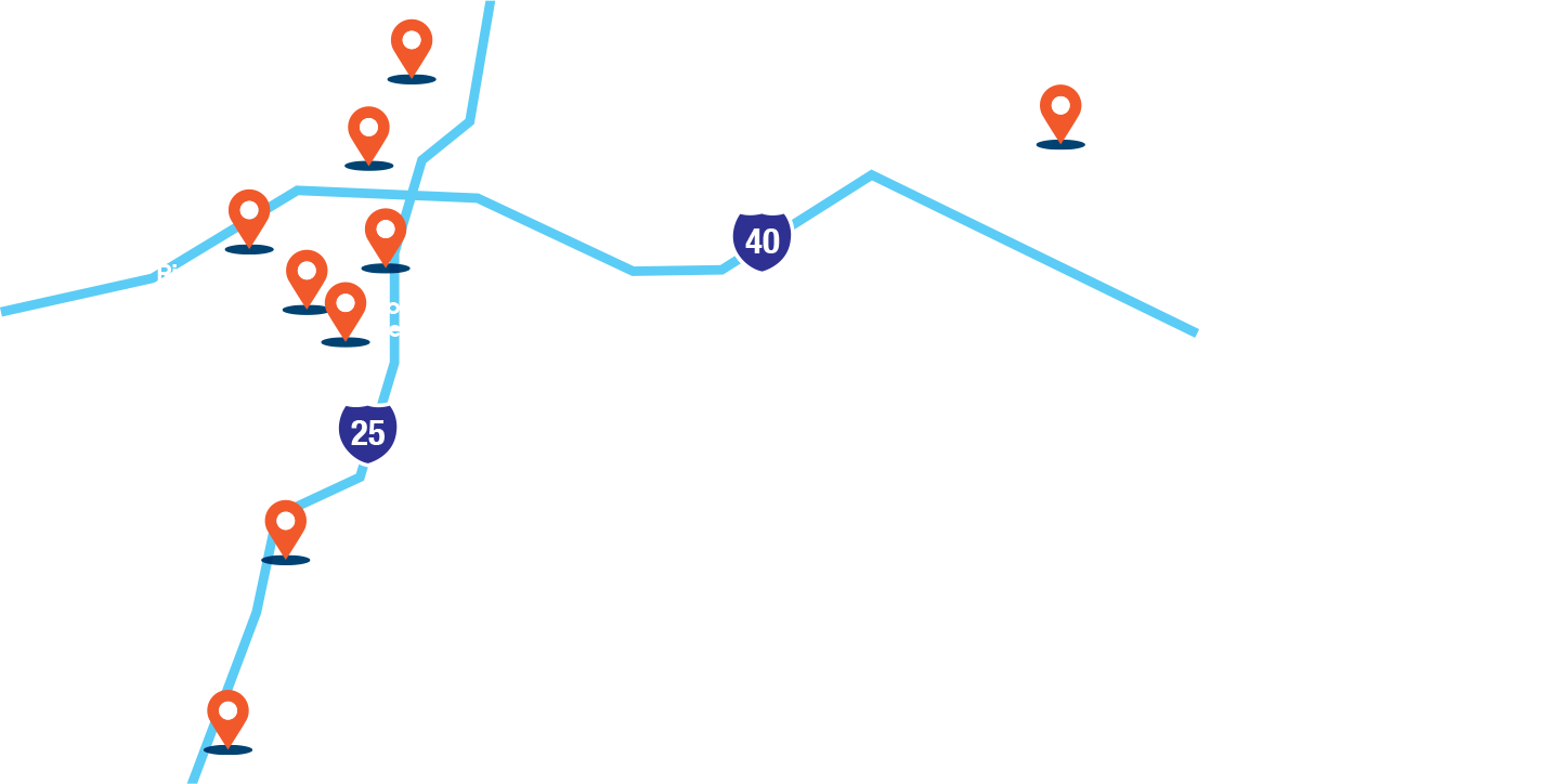 9 locations to best serve your family in the Greater Albuquerque Area